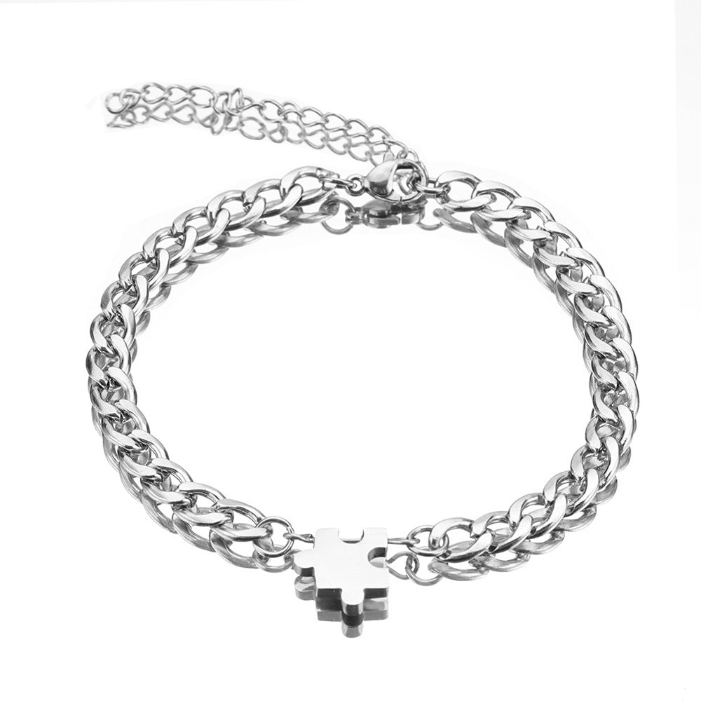 Titanium Bracelet Jewelry Set