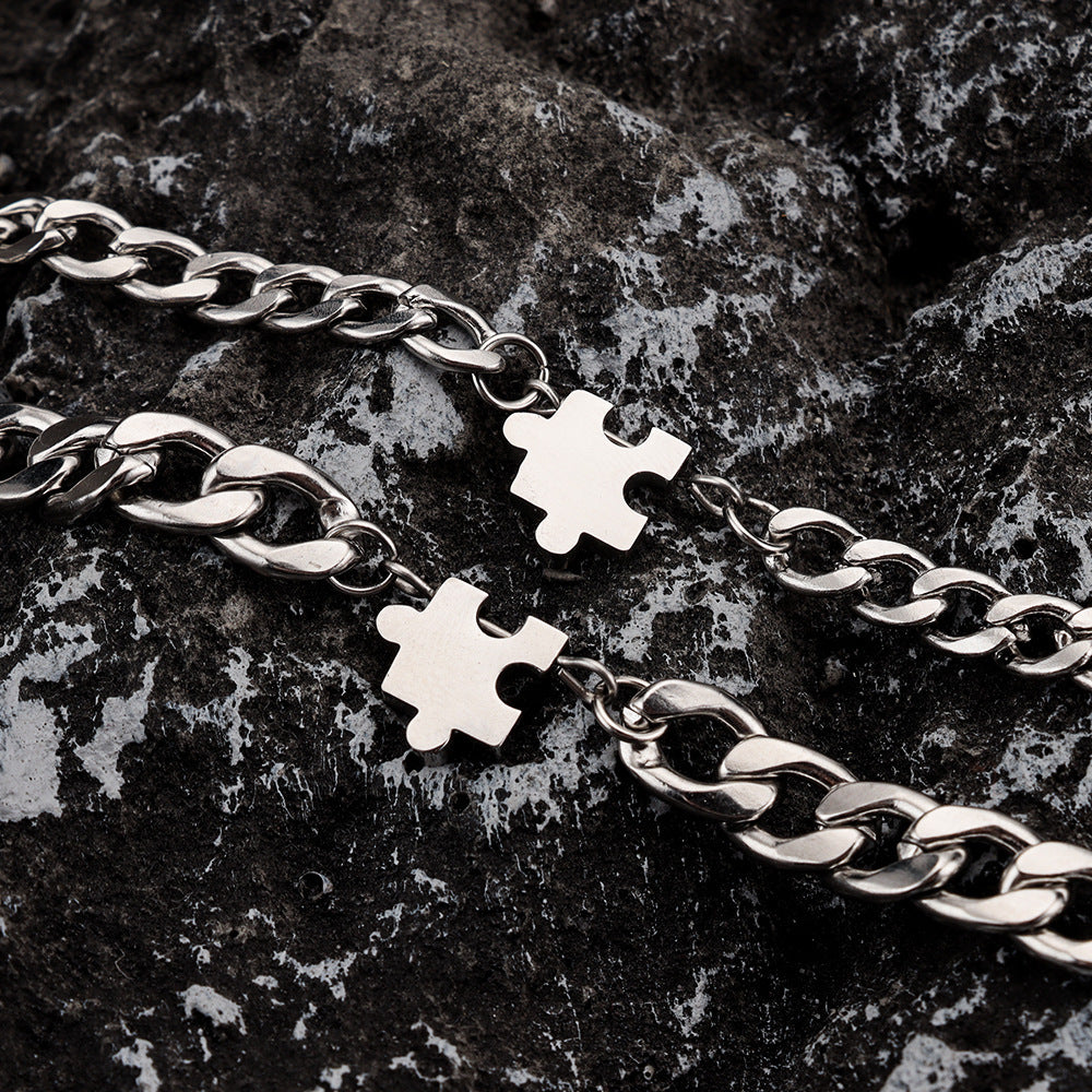 Titanium Bracelet Jewelry Set