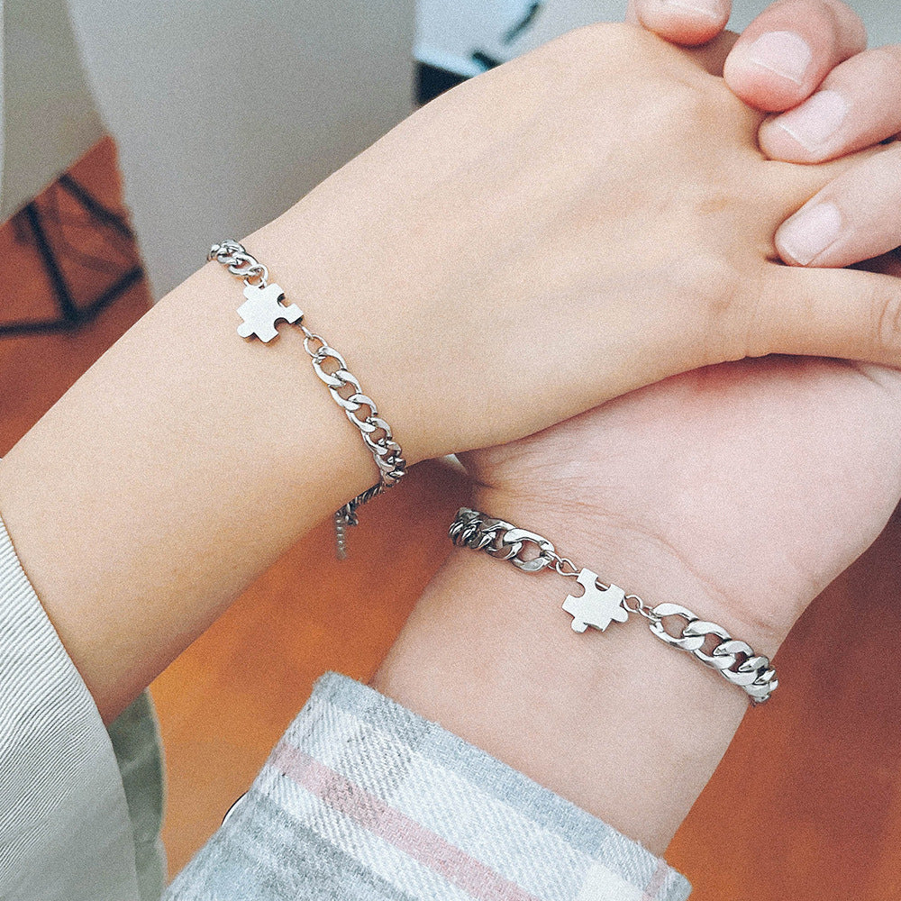 Titanium Bracelet Jewelry Set