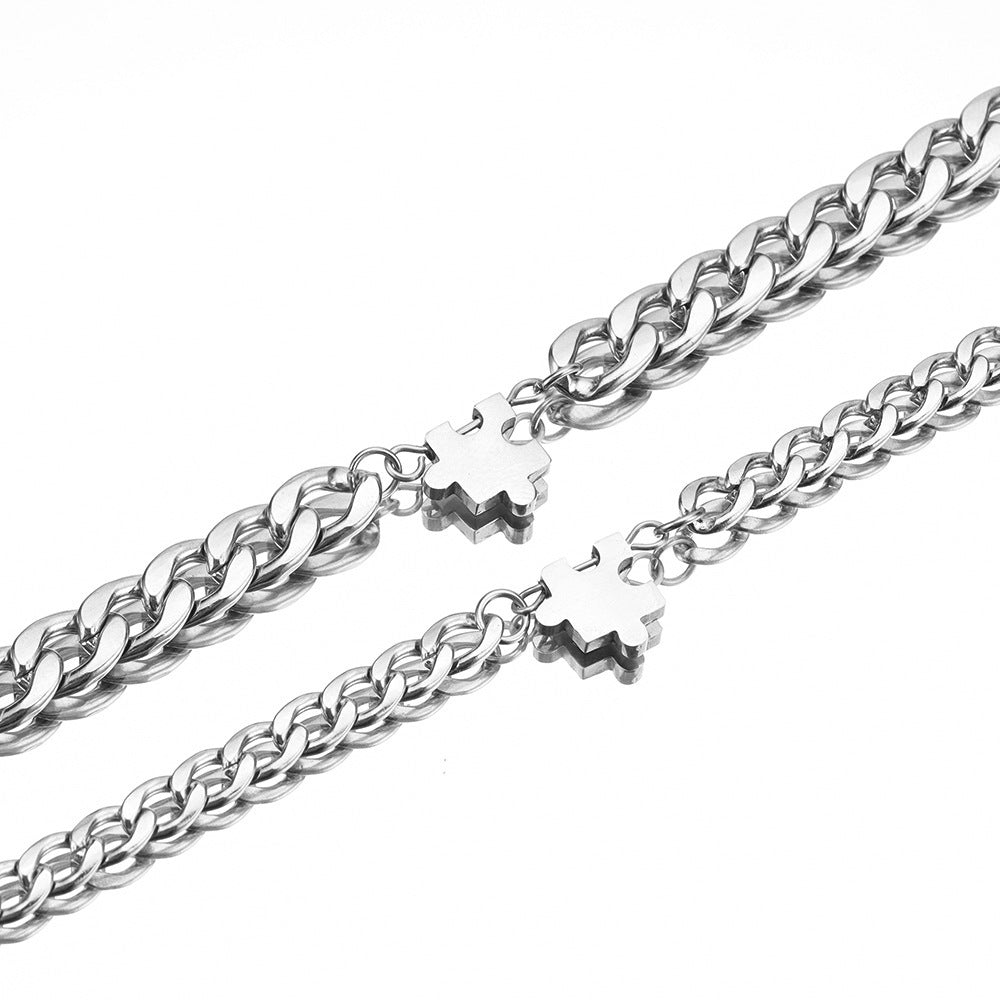 Titanium Bracelet Jewelry Set