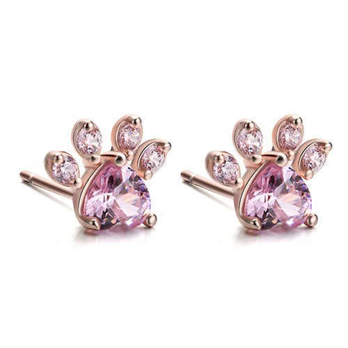Dog Paw Jewelry Sets for Women