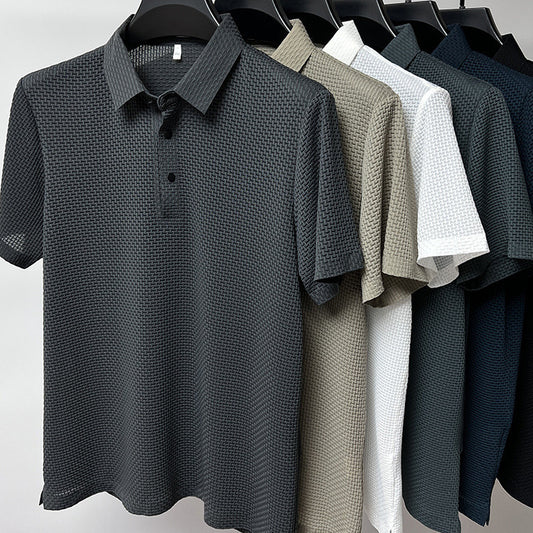 Mesh Silk Short Sleeve T-shirt